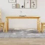 Corona dining table solid pine wood 160x80x75 cm by vidaXL, Kitchen and dining tables - Ref: Foro24-4005717, Price: 192,01 €,...