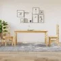 Corona dining table solid pine wood 160x80x75 cm by vidaXL, Kitchen and dining tables - Ref: Foro24-4005717, Price: 192,01 €,...