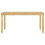Corona dining table solid pine wood 160x80x75 cm by vidaXL, Kitchen and dining tables - Ref: Foro24-4005717, Price: 192,01 €,...