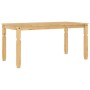 Corona dining table solid pine wood 160x80x75 cm by vidaXL, Kitchen and dining tables - Ref: Foro24-4005717, Price: 195,63 €,...