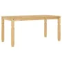 Corona dining table solid pine wood 160x80x75 cm by vidaXL, Kitchen and dining tables - Ref: Foro24-4005717, Price: 192,01 €,...