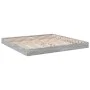 Sonoma gray engineered wood bed frame 180x200 cm by vidaXL, Beds and slatted bases - Ref: Foro24-842005, Price: 105,25 €, Dis...