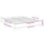 Sonoma gray engineered wood bed frame 180x200 cm by vidaXL, Beds and slatted bases - Ref: Foro24-842005, Price: 105,25 €, Dis...