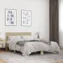 Sonoma oak metal engineered wood bed frame 140x200 cm by vidaXL, Beds and slatted bases - Ref: Foro24-3280148, Price: 138,67 ...