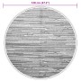 Alfombra de exterior PP gris Ø120 cm de vidaXL, Protectores para exterior - Ref: Foro24-368482, Precio: 28,12 €, Descuento: %