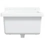 Fregadero lavabo de pared resina blanco 40x40x24 cm de vidaXL, Fregaderos - Ref: Foro24-4002793, Precio: 69,20 €, Descuento: %