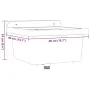 Fregadero lavabo de pared resina blanco 40x40x24 cm de vidaXL, Fregaderos - Ref: Foro24-4002793, Precio: 69,20 €, Descuento: %