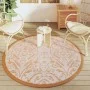 Alfombra de exterior PP naranja y blanco Ø160 cm de vidaXL, Protectores para exterior - Ref: Foro24-368507, Precio: 36,52 €, ...