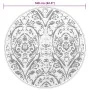 Alfombra de exterior PP naranja y blanco Ø160 cm de vidaXL, Protectores para exterior - Ref: Foro24-368507, Precio: 36,52 €, ...