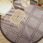 Alfombra de exterior PP marrón Ø200 cm de vidaXL, Protectores para exterior - Ref: Foro24-368480, Precio: 33,99 €, Descuento: %