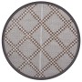 Alfombra de exterior PP marrón Ø200 cm de vidaXL, Protectores para exterior - Ref: Foro24-368480, Precio: 33,99 €, Descuento: %