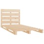 Estructura de cama sin colchón madera maciza de pino 90x200 cm