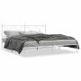 Metallbettgestell mit weißem Kopfteil 183x213 cm von vidaXL, Betten und Lattenroste - Ref: Foro24-376556, Preis: 103,99 €, Ra...