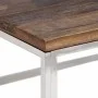 Mesa de centro acero inoxidable madera maciza traviesa plateado de vidaXL, Mesas de centro - Ref: Foro24-349957, Precio: 136,...
