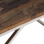 Stainless steel coffee table solid wood naughty silver by vidaXL, Coffee table - Ref: Foro24-349957, Price: 137,40 €, Discoun...