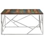Mesa de centro acero inoxidable y madera reciclada plateado de vidaXL, Mesas de centro - Ref: Foro24-349960, Precio: 115,24 €...