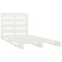 Estructura de cama sin colchón madera de pino blanca 90x200 cm