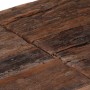Mesa consola acero inoxidable madera maciza traviesa plateado de vidaXL, Mesas auxiliares - Ref: Foro24-349997, Precio: 93,07...