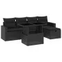 6-piece garden sofa set and black synthetic rattan cushions by vidaXL, Garden sets - Ref: Foro24-3274805, Price: 412,11 €, Di...