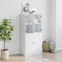 Hohes Sideboard mit weißen Holzwerkstofftüren, 68 x 37 x 142 cm von vidaXL, Sideboards - Ref: Foro24-3295864, Preis: 120,46 €...