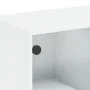 Aparador alto con puertas madera ingeniería blanco 68x37x142 cm de vidaXL, Aparadores - Ref: Foro24-3295864, Precio: 119,19 €...
