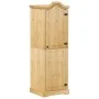 Corona Kleiderschrank aus massivem Kiefernholz 55x52x170 cm von vidaXL, Kleiderschränke - Ref: Foro24-4002764, Preis: 175,45 ...