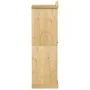 Corona wardrobe solid pine wood 55x52x170 cm by vidaXL, Wardrobes - Ref: Foro24-4002764, Price: 178,28 €, Discount: %