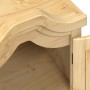 Corona Kleiderschrank aus massivem Kiefernholz 55x52x170 cm von vidaXL, Kleiderschränke - Ref: Foro24-4002764, Preis: 178,28 ...