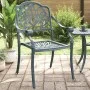 Gartenstühle 2 Einheiten grüner Aluminiumguss von vidaXL, Gartenstühle - Ref: Foro24-4002801, Preis: 293,23 €, Rabatt: %