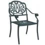 Gartenstühle 2 Einheiten grüner Aluminiumguss von vidaXL, Gartenstühle - Ref: Foro24-4002801, Preis: 293,23 €, Rabatt: %