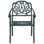 Gartenstühle 2 Einheiten grüner Aluminiumguss von vidaXL, Gartenstühle - Ref: Foro24-4002801, Preis: 293,23 €, Rabatt: %