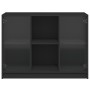 Black engineered wood sideboard 102x37x75.5 cm by vidaXL, Sideboards - Ref: Foro24-3295872, Price: 104,14 €, Discount: %