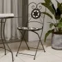 Klappbare Bistrostühle 2 Stück Keramik schwarz und weiß von vidaXL, Gartenstühle - Ref: Foro24-4003405, Preis: 139,16 €, Raba...