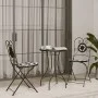 Klappbare Bistrostühle 2 Stück Keramik schwarz und weiß von vidaXL, Gartenstühle - Ref: Foro24-4003405, Preis: 139,16 €, Raba...