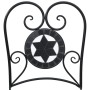 Folding bistro chairs 2 pcs ceramic black and white by vidaXL, Garden chairs - Ref: Foro24-4003405, Price: 141,57 €, Discount: %
