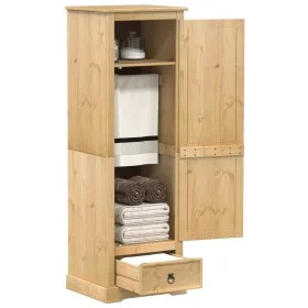 Corona Kleiderschrank aus massivem Kiefernholz 55x50x170 cm von vidaXL, Kleiderschränke - Ref: Foro24-4002766, Preis: 203,74 ...