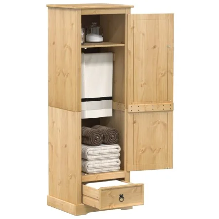 Corona wardrobe solid pine wood 55x50x170 cm by vidaXL, Wardrobes - Ref: Foro24-4002766, Price: 207,15 €, Discount: %