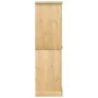 Corona Kleiderschrank aus massivem Kiefernholz 55x50x170 cm von vidaXL, Kleiderschränke - Ref: Foro24-4002766, Preis: 203,72 ...