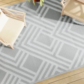 Grauer PP-Außenteppich 190x290 cm von vidaXL, Outdoor-Protektoren - Ref: Foro24-368564, Preis: 57,74 €, Rabatt: %