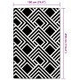 Alfombra de exterior PP gris 190x290 cm de vidaXL, Protectores para exterior - Ref: Foro24-368564, Precio: 56,34 €, Descuento: %