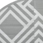 Gray PP outdoor rug Ø200 cm by vidaXL, Outdoor protectors - Ref: Foro24-368570, Price: 35,67 €, Discount: %