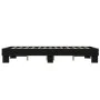 Engineered wood and black metal bed frame 120x200cm by vidaXL, Beds and slatted bases - Ref: Foro24-845862, Price: 86,78 €, D...