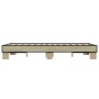 Estructura cama madera ingeniería metal roble Sonoma 120x190 cm de vidaXL, Camas y somieres - Ref: Foro24-845888, Precio: 96,...