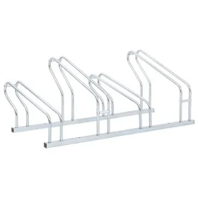 Stand for 4 bicycles independent floor galvanized steel by vidaXL, Bases and supports for storing bicycles - Ref: Foro24-4005...