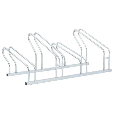 Stand for 4 bicycles independent floor galvanized steel by vidaXL, Bases and supports for storing bicycles - Ref: Foro24-4005...