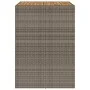 Gartentisch aus grauem PE-Rattan mit Holzoberfläche, 105 x 80 x 110 cm von vidaXL, Gartentische - Ref: Foro24-368697, Preis: ...