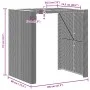 Garden table gray PE rattan wooden surface 105x80x110cm by vidaXL, Garden tables - Ref: Foro24-368697, Price: 227,77 €, Disco...