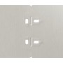 Bordes de césped acero corten flexible 10 piezas 10x103 cm