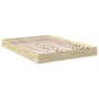 Bettgestell aus Sonoma-Eiche-Holzwerkstoff, 120 x 200 cm von vidaXL, Betten und Lattenroste - Ref: Foro24-842030, Preis: 83,9...