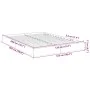 Sonoma oak engineered wood bed frame 120x200 cm by vidaXL, Beds and slatted bases - Ref: Foro24-842030, Price: 83,13 €, Disco...
